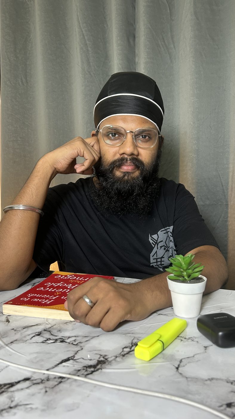 Jaspreet Singh, founder of VividAutomate, at his desk